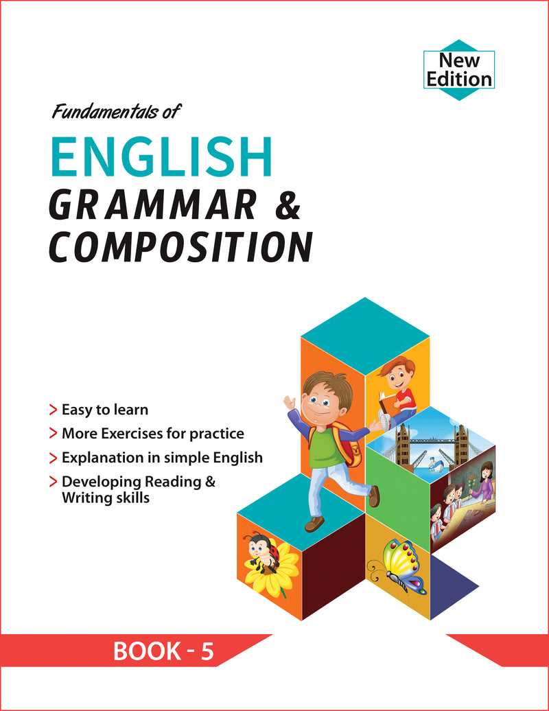 Vikram - Fundamentals of English Grammar & Composition Book - 5 - Vikram Books