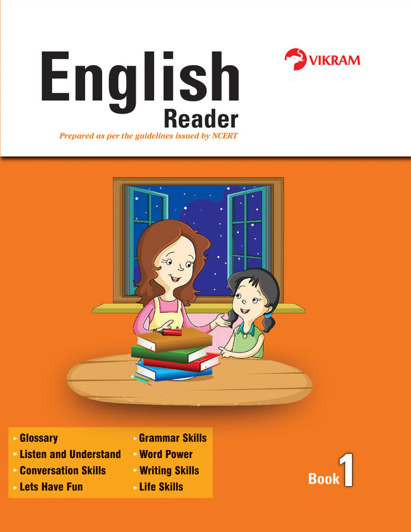 VIkram English Reader Text Book- 1 - Vikram Books
