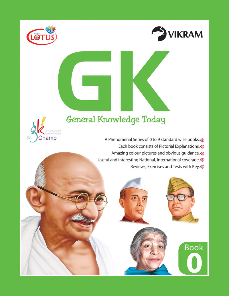 Lotus General Knowledge Today (GK Champ) Book - 0 - Vikram Books