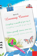 Vikram Real Life - LEARNING CURSIVE - Practice Writing Book - 4 - Vikram Books