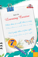 Vikram Real Life - LEARNING CURSIVE - Practice Writing Book - 7 - Vikram Books