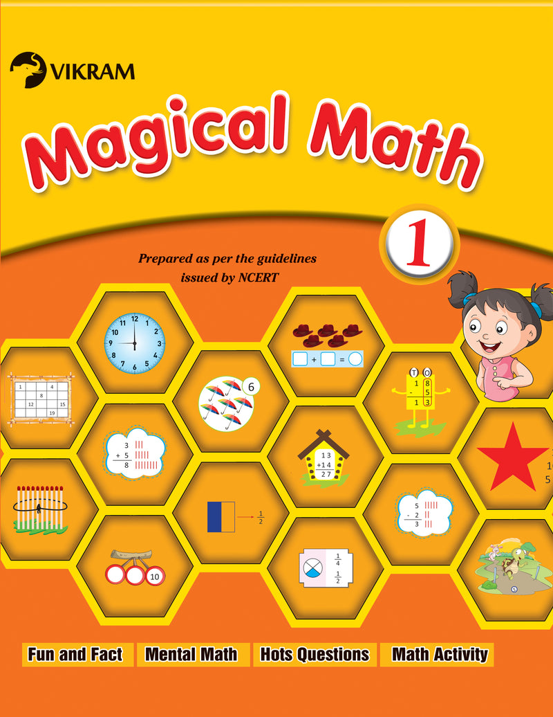Vikram Magical Math Text Book - 1 - Vikram Books