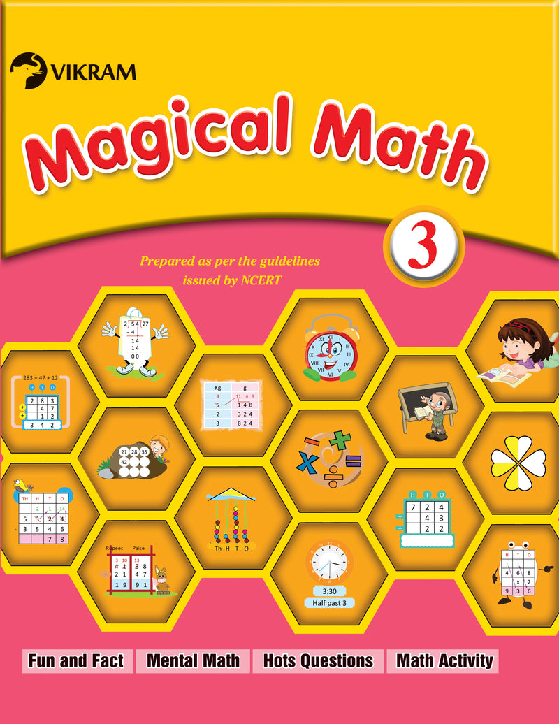 Vikram Magical Math Text Book - 3 - Vikram Books