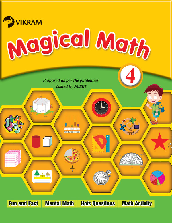 Vikram Magical Math Text Book - 4 - Vikram Books
