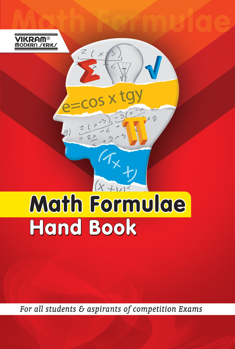 Vikram MATH FORMULAE - Hand Book - For all students & Aspirants of Competitive Exams - Vikram Books