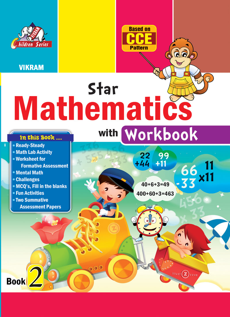 Mathematics Text Book with Workbook grade - 2