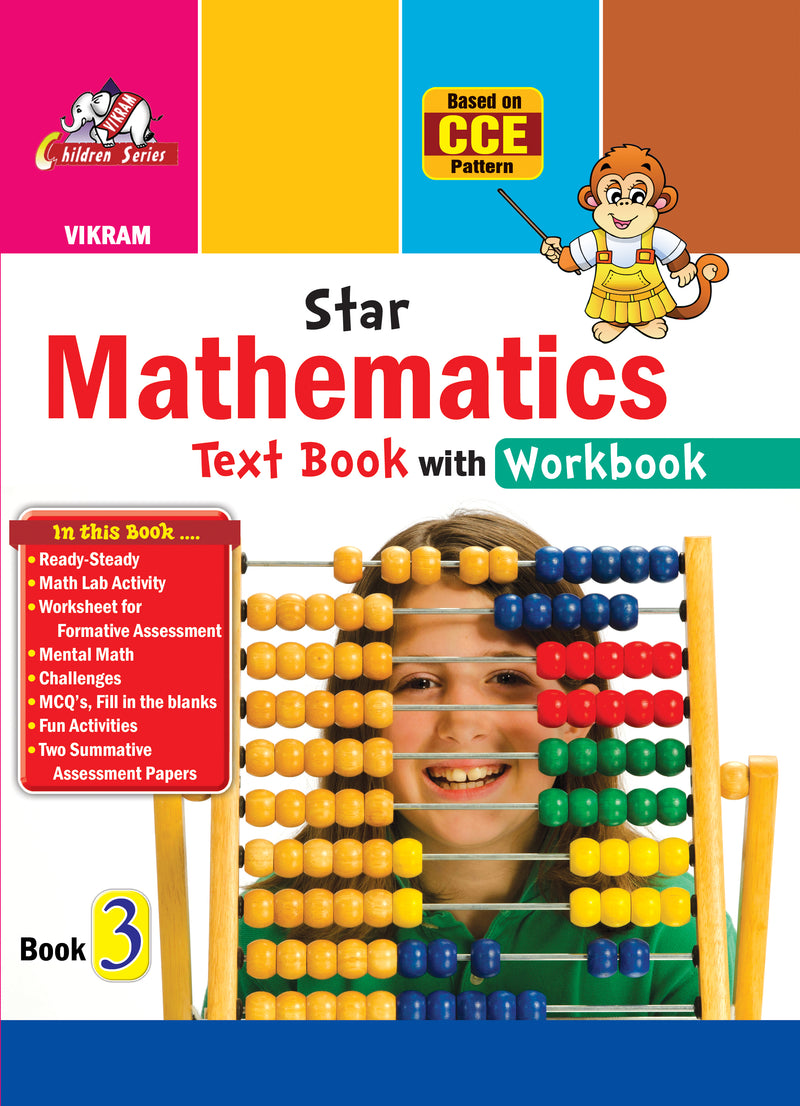 Mathematics Text Book with Work Book Grade - 3