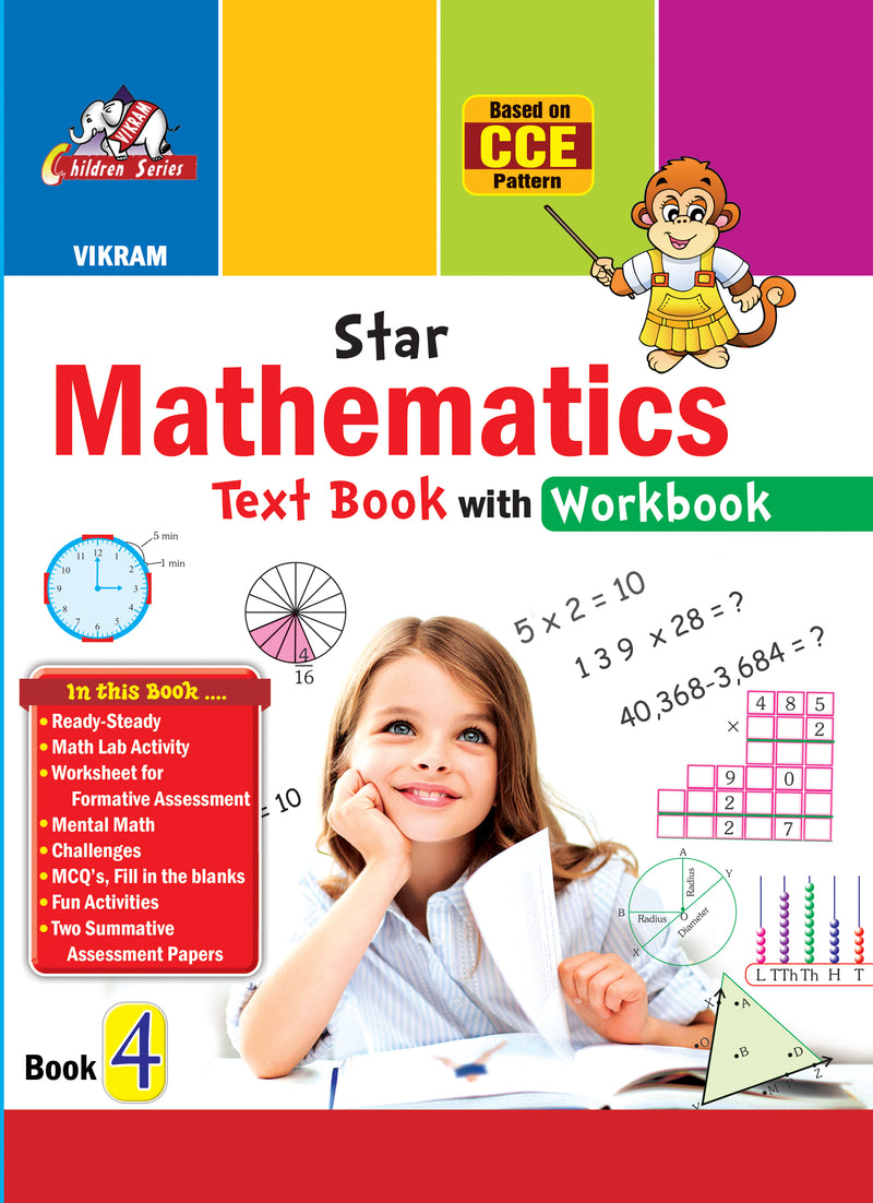 Mathematics Textbook with work book grade - 4