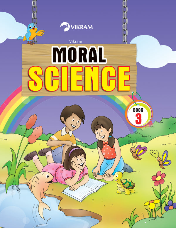 Vikram - Moral Science Text Book - 3 - Vikram Books