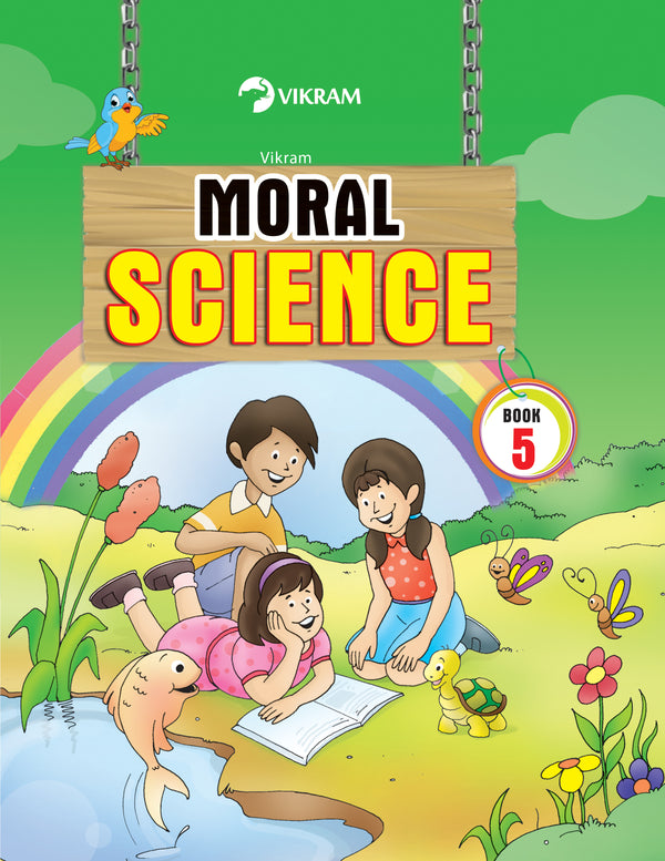Vikram - Moral Science Text Book - 5 - Vikram Books