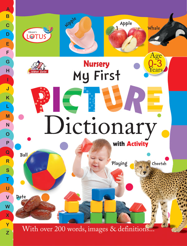 Nursery - MY FIRST PICTURE DICTIONARY with ACTIVITY - Vikram Books