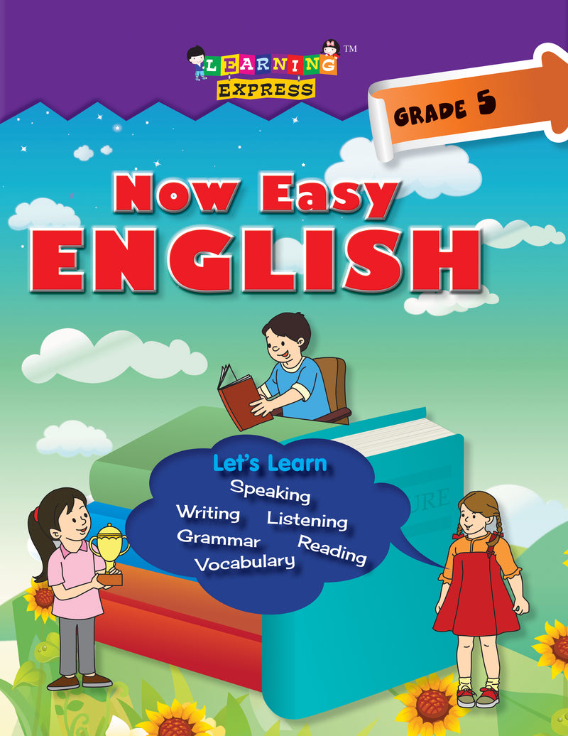 Vikram - Learning Express - NOW EASY ENGLISH Text Book - Grade - 5 - Vikram Books