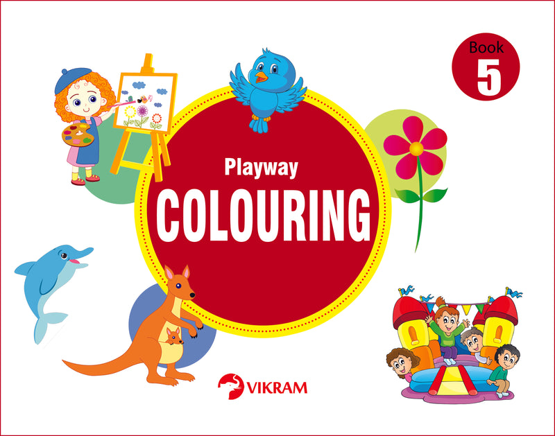 Vikram - Playway Colouring Book - 5 - Vikram Books