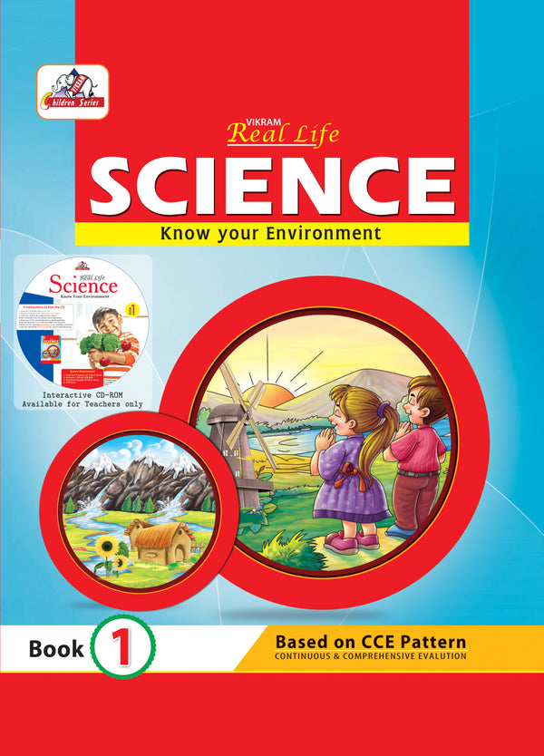 Vikram Real Life SCIENCE (EVS) Text Book - Grade - 1 CCE Pattern