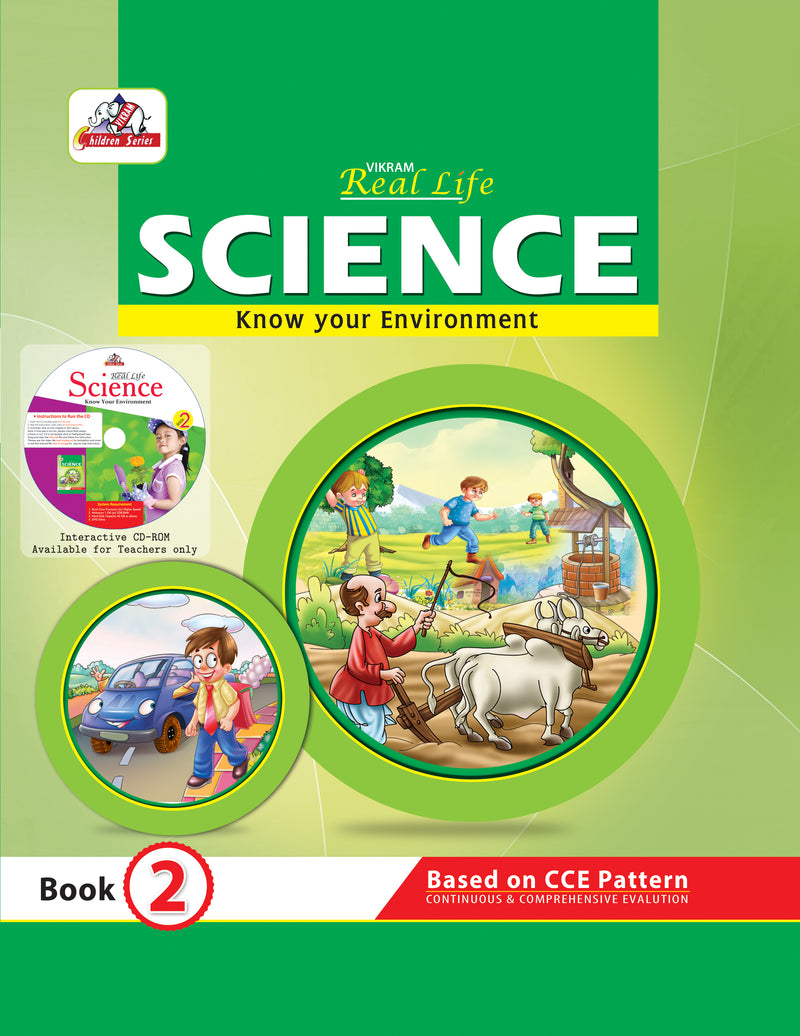Vikram Real Life SCIENCE (EVS) Text Book Class - 2 CCE Pattern