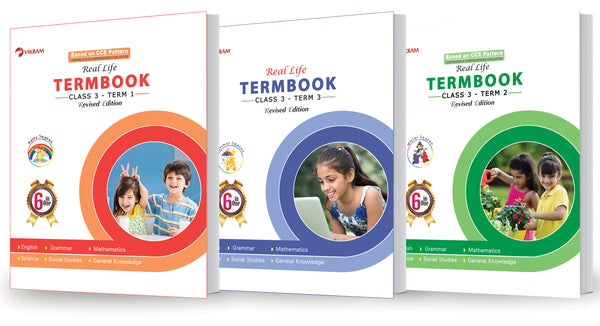 Real Life CLASS - 3 Term Books 1,2,3 - Vikram Books