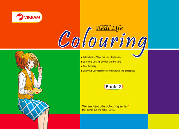 Real Life - Colouring Book - 2 - Vikram Books
