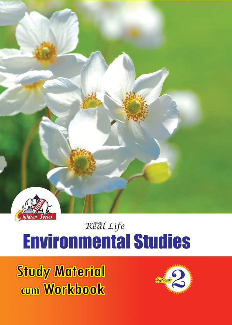 Vikram  Real Life -  Environmental Studies - Study Material cum Workbook - 2 - Vikram Books