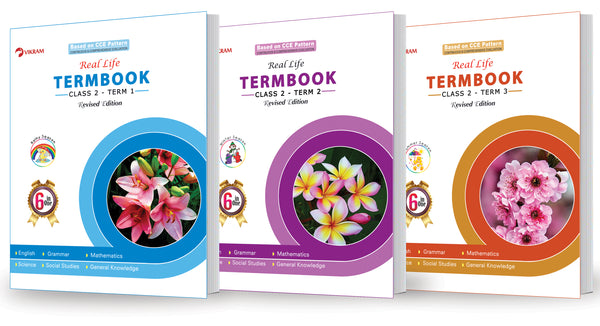 Real Life CLASS - 2 Term Books 1,2,3 - Vikram Books
