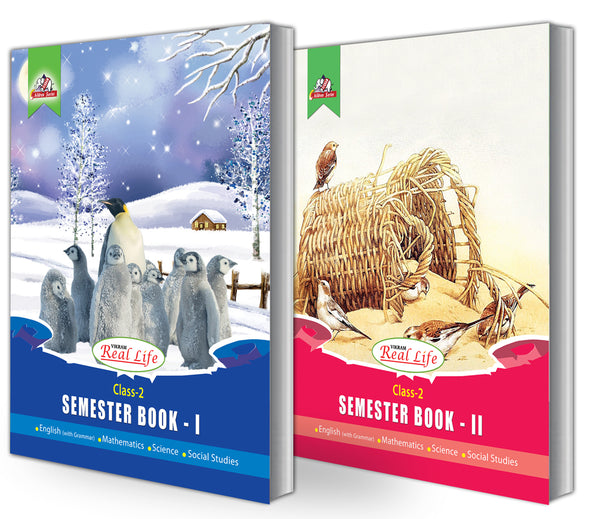 Vikram  Real Life : Class - 2 : Semester - 1, 2 Books - Vikram Books