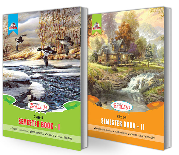 Vikram  Real Life : Class - 5 : Semester - 1, 2 Books - Vikram Books