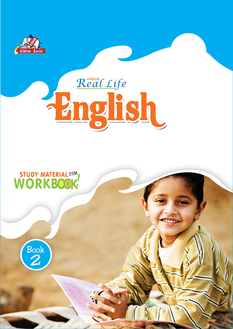Vikram Real Life - ENGLISH - Study Material cum Work Book - 2 - Vikram Books