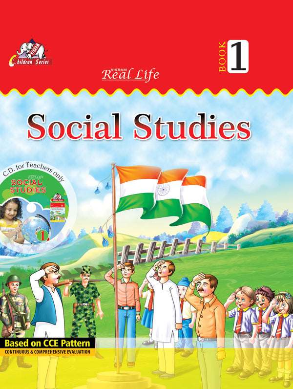 Vikram Real Life Social Studies Text Book Grade - 1