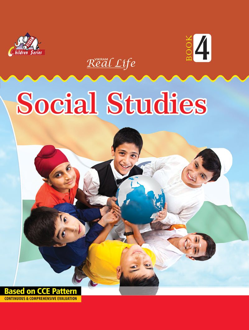 Vikram Real Life Social Studies Text Book Grade - 4