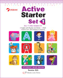 Vikram Lotus - UKG Active Starter Set (3 Term Books + 3 Work Books  + Assessment Books) - Vikram Books