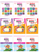 Vikram Lotus - UKG Active Starter Set (3 Term Books + 3 Work Books  + Assessment Books) - Vikram Books