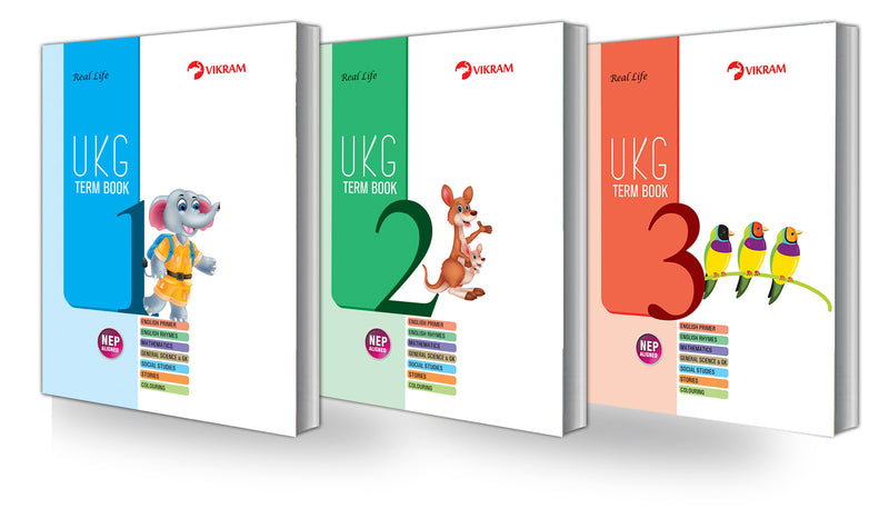 Real Life UKG Term Books - 1,2,3