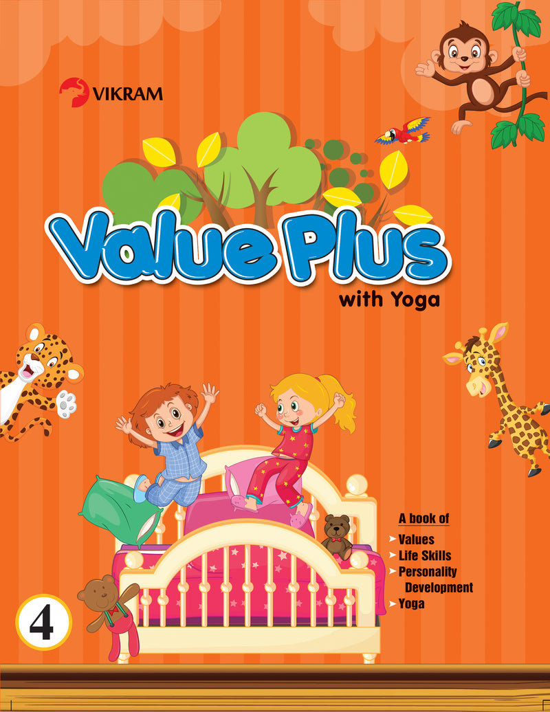 Vikram Value Plus with Yoga Textbook - 4 - Vikram Books