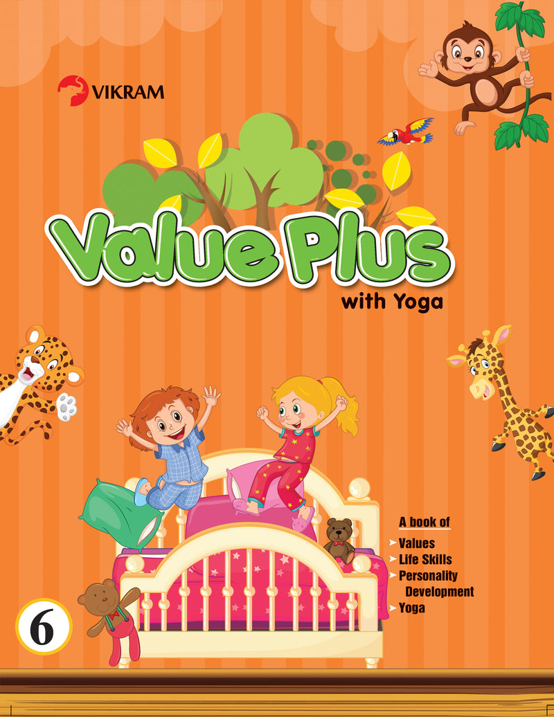 Vikram Value Plus with Yoga Textbook - 6 - Vikram Books
