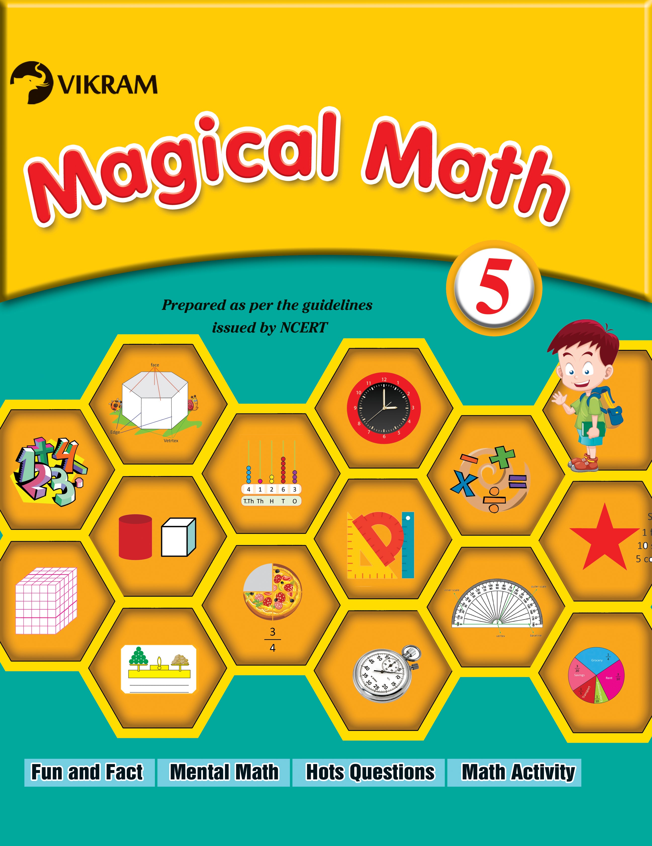 Vikram Magical Math Text Book - 5 – Vikram Books